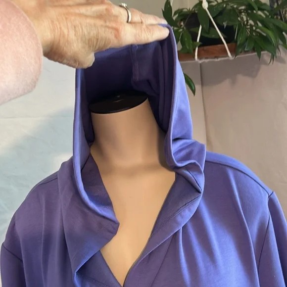 SKECHERS THE GO WALK SKECH:LUXE RESTFUL HOODIGAN  2 SEAM POCKETS & HOOD SZ 2XL - Picture 2 of 14